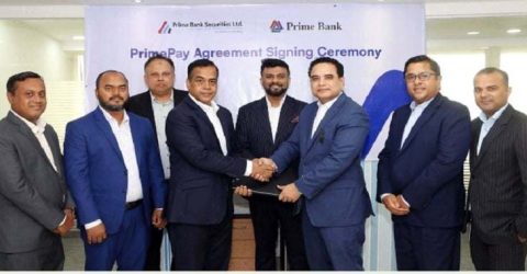 প্রাইম ব্যাংক ও প্রাইম ব্যাংক সিকিউরিটিজের মধ্যে চুক্তি