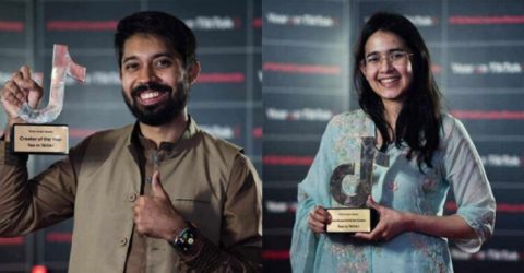 টিকটকের বর্ষসেরা পুরস্কার জিতলেন আয়মান-মুনজেরিন