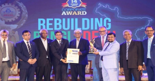 ন্যাশনাল লাইফের আইসিএমএবি বেস্ট কর্পোরেট অ্যাওয়ার্ড গোল্ড অর্জন