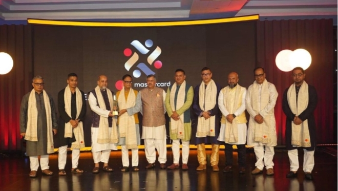 পূবালী ব্যাংকের মাস্টারকার্ড ‘এক্সিলেন্স অ্যাওয়ার্ড’ অর্জন
