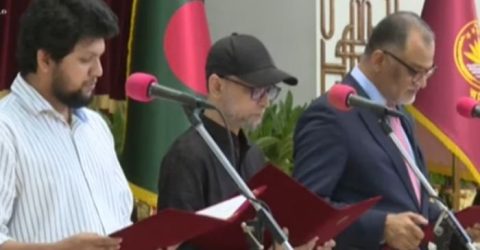 শপথ নিলেন আরও তিন উপদেষ্টা