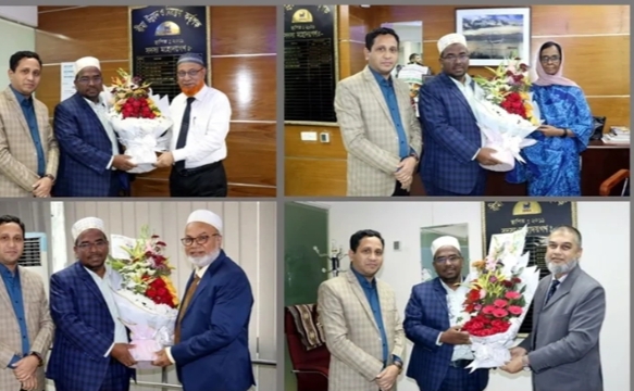 ইড্রার নবনিযুক্ত সদস্যগণকে জেনিথ ইসলামী লাইফের ফুলেল শুভেচ্ছা