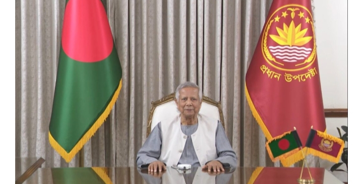 জাতির উদ্দেশে ভাষণে প্রধান উপদেষ্টা : ২০২৫ সালের শেষে অথবা ২০২৬ সালের প্রথমার্ধে জাতীয় নির্বাচন হবে