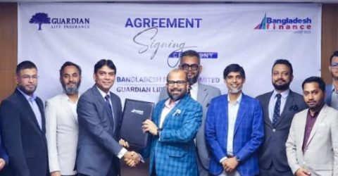 বীমা সুবিধা প্রদানে গার্ডিয়ান লাইফ ও বাংলাদেশ ফাইন্যান্সের চুক্তি স্বাক্ষর