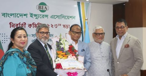 বেঙ্গল ইসলামি লাইফ ইন্স্যুরেন্স লিমিটেড কর্তৃক বিআইএ-এর নব নির্বাচিত প্রেসিডেন্ট ও নির্বাহী কমিটিকে শুভেচ্ছা জ্ঞাপন