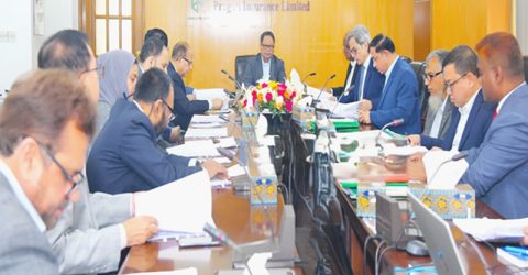 প্রগতি ইন্স্যুরেন্স এর ৩৪০তম বোর্ডসভা অনুষ্ঠিত