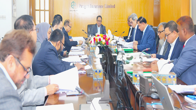 প্রগতি ইন্স্যুরেন্স এর ৩৪০তম বোর্ডসভা অনুষ্ঠিত