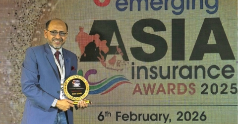 কর্ণফুলী ইন্স্যুরেন্স পিএলসি’র “ Best Reinsurance ” ক্যাটাগরীতে “ICC 6th Emerging Asia Insurace & Award 2025” পুরষ্কার অর্জন