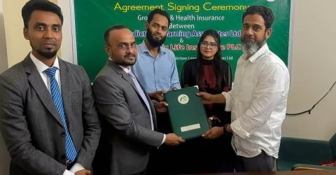 এনআরবি ইসলামিক লাইফ ও প্রেডিকশন লার্নিং অ্যাসোসিয়েটস লিমিটেডের মধ্যে গ্রুপ বীমা চুক্তি স্বাক্ষর অনুষ্ঠিত