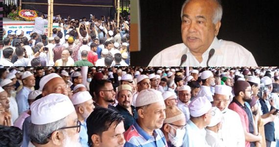 সব রাজনৈতিক দল ও শ্রেণি-পেশার মানুষের অংশগ্রহণে ইঞ্জিনিয়ার মোশাররফের জানাজা অনুষ্ঠিত