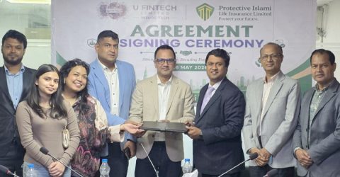 ইউ ফিনটেক ও প্রোটেক্টিভ ইসলামী লাইফের মধ্যে গ্রুপ বীমা চুক্তি স্বাক্ষর