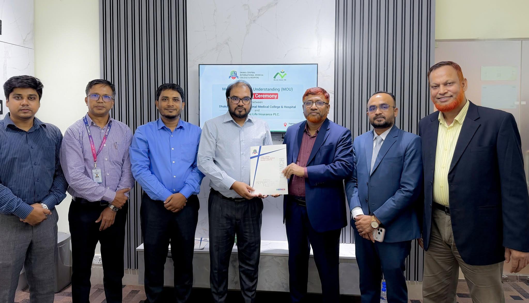 এনআরবি ইসলামিক লাইফ ও ডিসিআইএমসিএইচ-এর মধ্যে স্বাস্থ্যসেবা চুক্তি