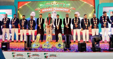 এক্সিলেন্ট গ্রুপের সুপারস্টার অ্যাওয়ার্ড সেরিমনি-২০২৬ বসুন্ধরা কনভেনশন সেন্টারে অনুষ্ঠিত