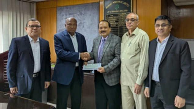 মেরিন ইন্স্যুরেন্সের দেড় কোটি টাকার দাবি পরিশোধ করলো প্রগতি ইন্স্যুরেন্স